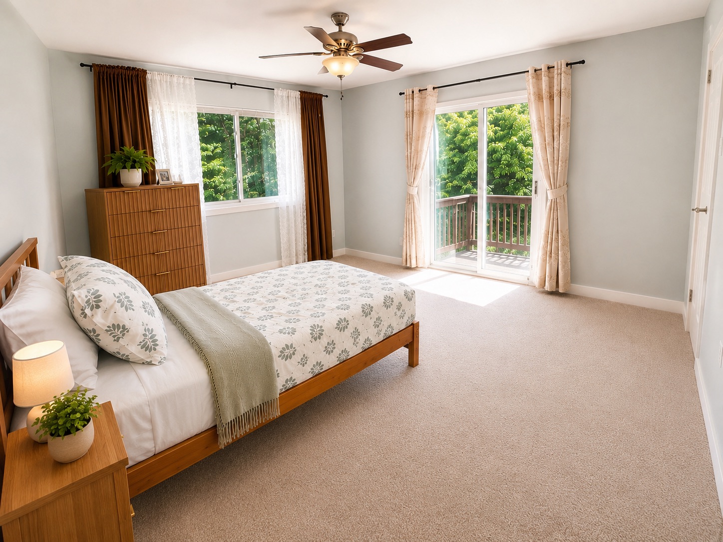 Bedroom 1 — warmly furnished private room at Your Home Assisted Living