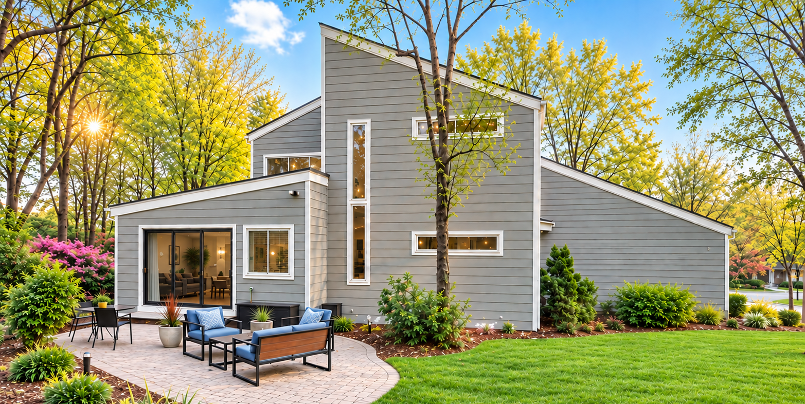 Warm, elegant home exterior of Your Home Assisted Living