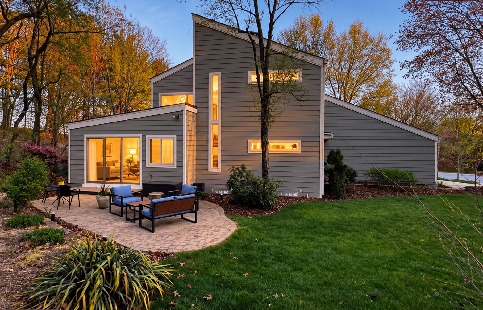Warm, elegant home exterior of Your Home Assisted Living